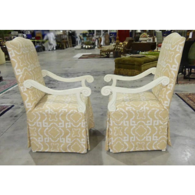 Century Furniture Oscar De La Renta Dining Arm Chairs Set of 6 Chairish