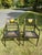 Early 19th Century Pair of Regency Style Painted Black Chinoiserie Lacquer Chairs For Sale - Image 4 of 12