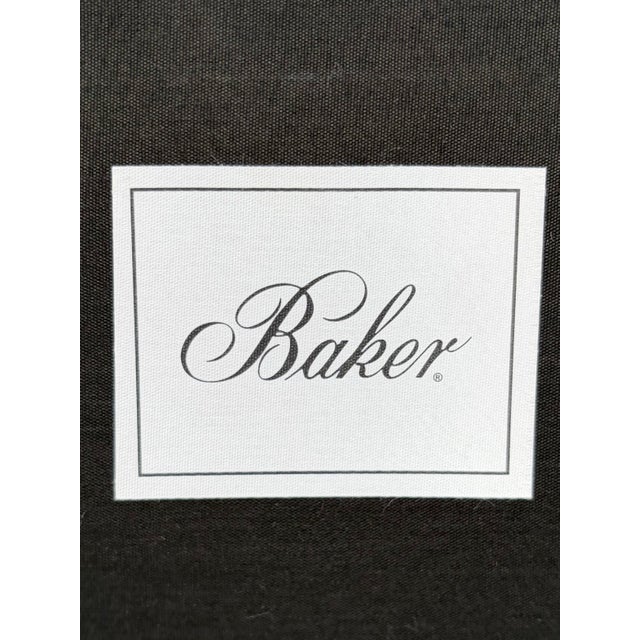 Baker Furniture Contemporary Red Velvet Lounge Chairs For Sale In Chicago - Image 6 of 6