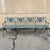 Vintage Cast Aluminum Seahorse and Seashell "Breakers" 4 Seat Outdoor Patio Bench attributed to Molla after The Breakers...