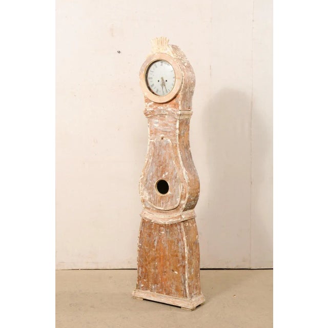 Swedish Mora Floor Clock, Circa 1830's For Sale - Image 4 of 12