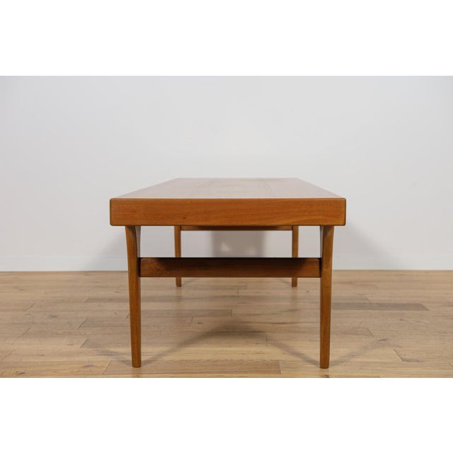 Mid-Century Teak Coffee Table by Johannes Andersen for CFC Silkeborg, Denmark, 1960s For Sale - Image 9 of 12
