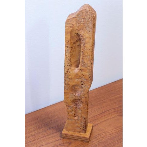 Sven Olsson, Abstract Sculpture, Burl Birch For Sale - Image 4 of 9