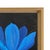 Blue Nocturne Bloom – Original Framed Acrylic Botanical Painting, Blue Floral Wall Art, 17.5” X 21.5” by Tatiana Duperault For Sale - Image 4 of 6