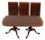 Ethan Allen Banded Mahogany Clawfoot Dining Room Table For Sale