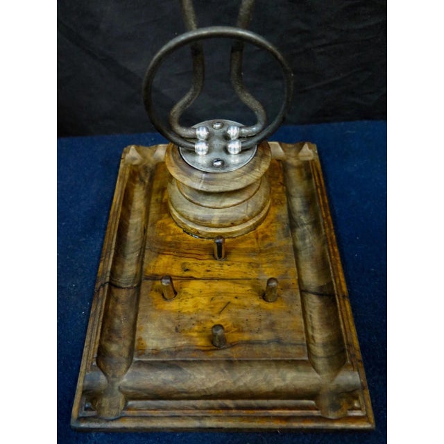 Wood Vintage 19th Century Inkwell/Letter Holder For Sale - Image 7 of 12
