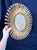 Gold 1960’s Italian Gilt Metal Mirror | Mid-Century Modern Tole Sunburst For Sale - Image 8 of 9