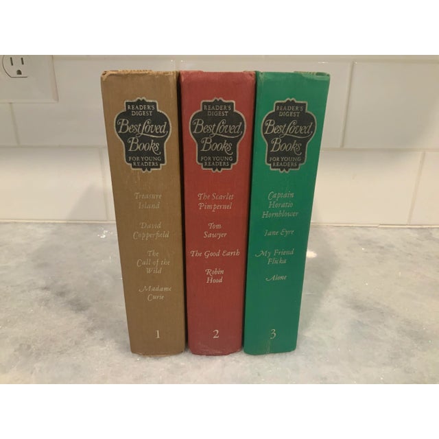 Textile Reader’s Digest Best Loved Books for Young Readers, a Set of 3 For Sale - Image 7 of 8