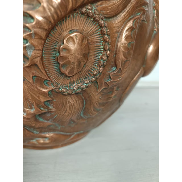 Art Nouveau Copper Planter Pot, 1890s For Sale - Image 11 of 18