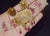 Late 20th Century Natural 121.63Cts Tanzanite Uncut Diamond Pearl Ruby Tourmaline Solid 18k Gold Choker Necklace & Earrings Set, 3 Pieces For Sale - Image 12 of 12