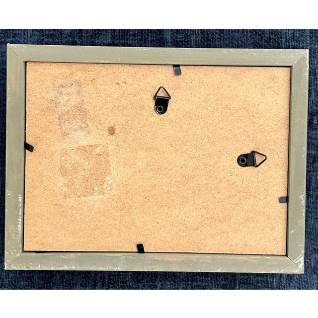 Vintage Decorative Faux Butterfly in Wooden Shadowbox For Sale In Savannah - Image 6 of 6