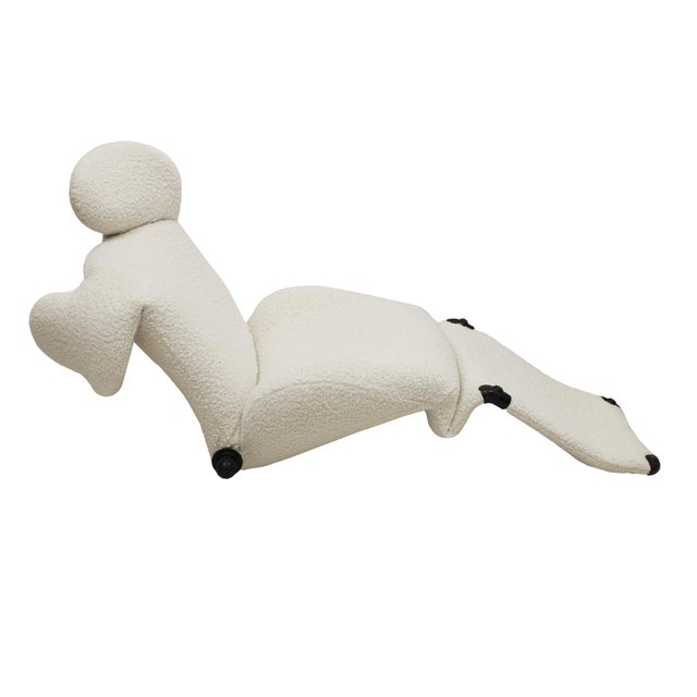 Armchair - Chaise Longue Mod. Wink 111 designed by Toshiyuki Kita in the 80s and edited by Cassina. Structure made of...