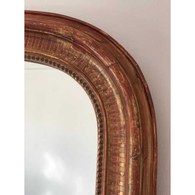 Late 19th Century Large Antique French Louis Philippe Giltwood Mirror – Late 19th Century For Sale - Image 5 of 10