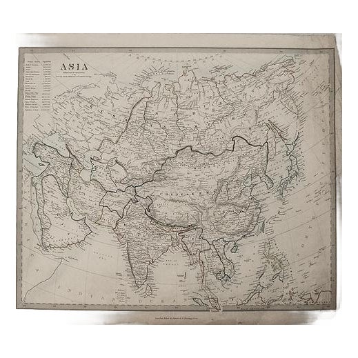 1840 SDUK Map of Asia For Sale
