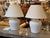 Raw Ceramic Jug Style Table Lamps, Pair For Sale - Image 4 of 12