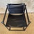 Pastoe 1990s Post Modern Black Leather and Metal Armchair #1 Attributed to Radbound Van Beekum for Pastoe For Sale - Image 4 of 11