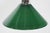 Mid 20th Century Mid 20th Century Modern Green Austrian Glass Nickel Pole Pendant Light For Sale - Image 5 of 8