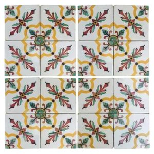 Antique French Ceramic Tile by Devres, 1920s