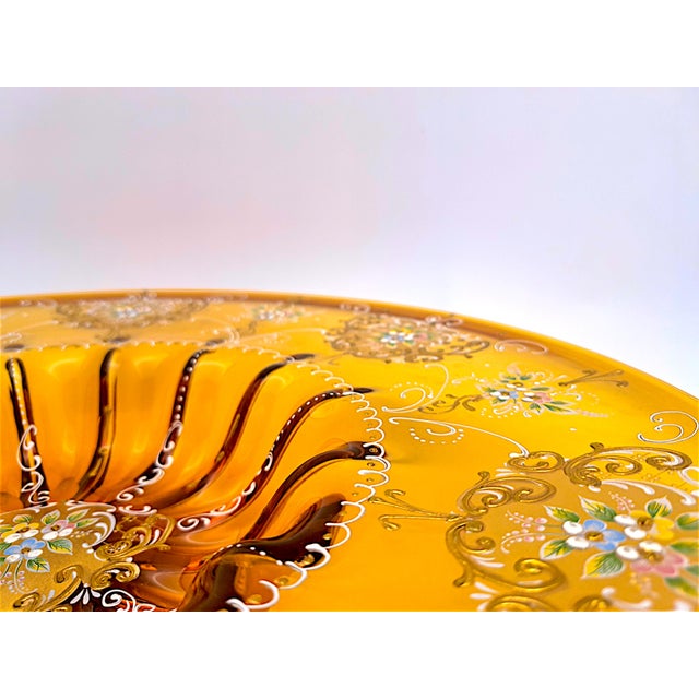 Tre Fuochi Murano Glass Centerpiece from Manifattura Di Murano, 1970s For Sale - Image 4 of 10