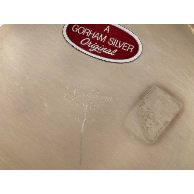 1980s Gorham Silver Bowls With Plastic Inserts For Sale - Image 6 of 8