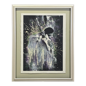 Jimi Hendrix Signed Limited Edition Print by Mr. Brainwash