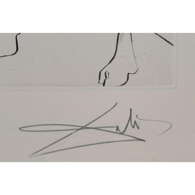 Surrealism 1970s Salvador Dali Licone Et Gangaride For Sale - Image 3 of 4