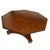 Weiman Weiman Walnut Octagon Shape with Pedestal Base Coffee Table For Sale - Image 4 of 12