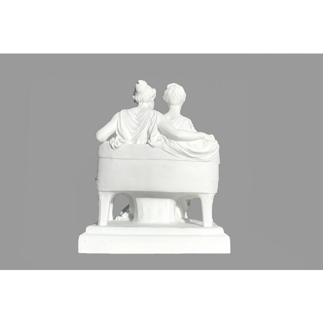 Ceramic Victorian Porcelain Figural Group Edouard Lanteri Sculpture White Sevres Style Tariff Free Delivery For Sale - Image 7 of 13