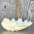 Antique White Vintage Coastal Glazed Ceramic Clam Shell For Sale - Image 8 of 9