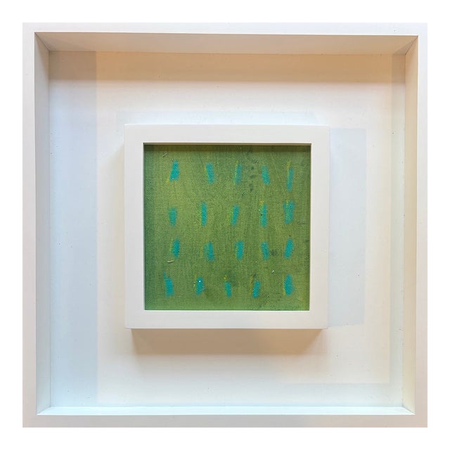 Sarah Trundle, Contemporary Abstract Framed Painting, "April Showers" For Sale