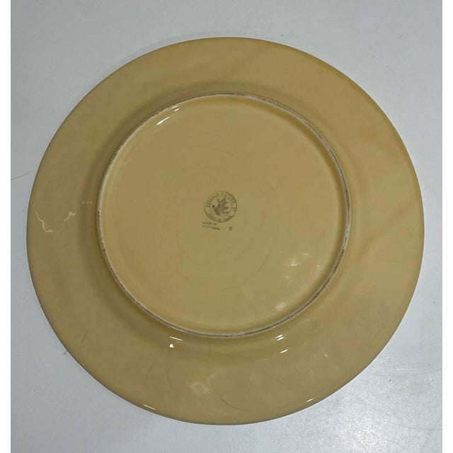 Vintage Bordallo Pinheiro Majolica Plates - Large 13" - Set of 4 For Sale In Philadelphia - Image 6 of 8