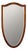 Large Antique Biedermeier Pearwood Shield Wall Mirror, Vienna, 1820s For Sale