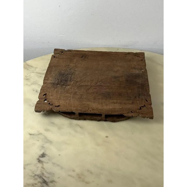 Vintage Balinese Panel in Hand-Worked Beech, 1993 For Sale - Image 10 of 13