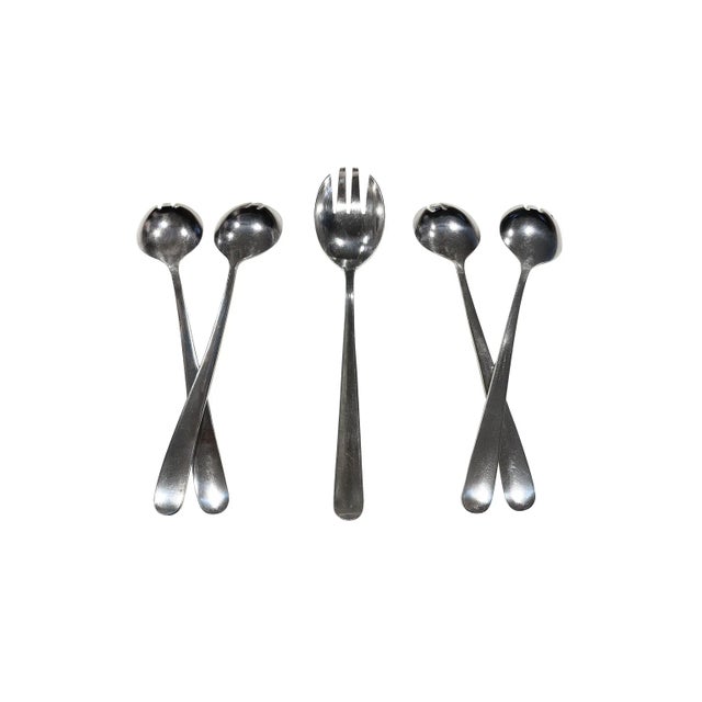 This exceptional set of five Hepp Exclusive serving sporks blends professional hospitality quality with timeless European...
