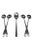 This exceptional set of five Hepp Exclusive serving sporks blends professional hospitality quality with timeless European...