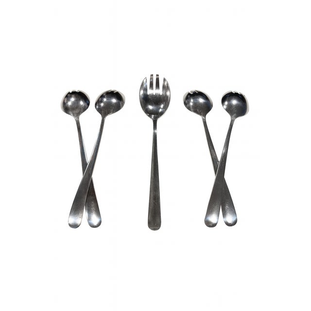 This exceptional set of five Hepp Exclusive serving sporks blends professional hospitality quality with timeless European...