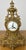 Vintage Style Clock in Brass For Sale - Image 14 of 14