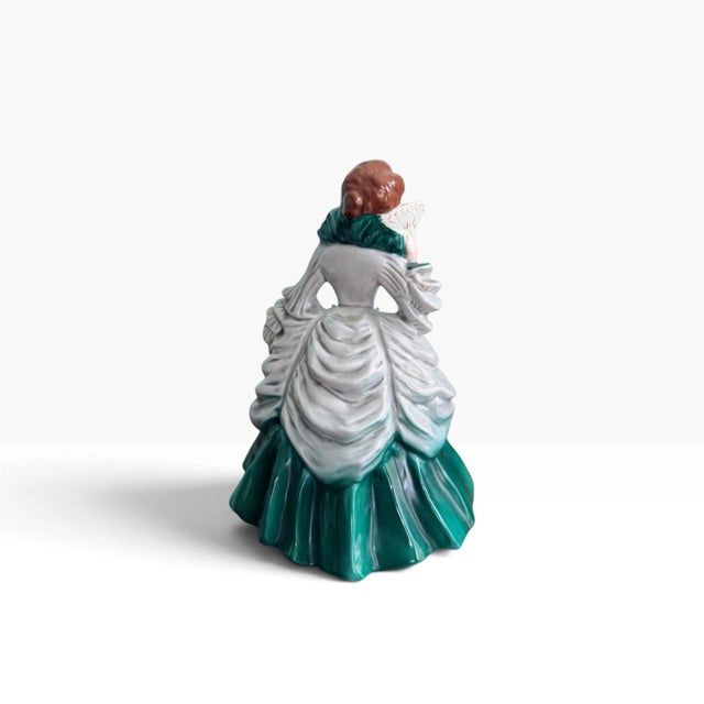 Antique White Pasadena Vintage Victorian Florence Ceramics Figurines Collection For Sale - Image 8 of 13