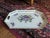 Mid 20th Century Vintage Hand Painted Botanical White Tole Tray With Handles For Sale - Image 5 of 13