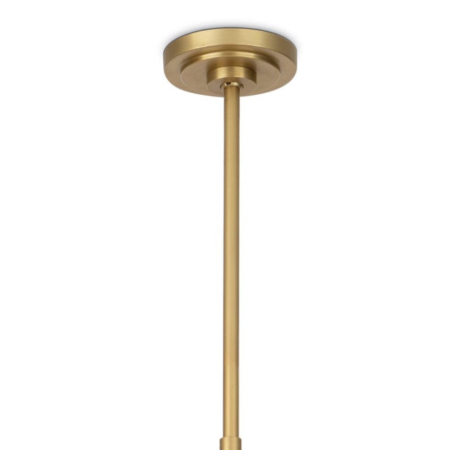 Regina Andrew Artemis Mobile Chandelier, Natural Brass with Alabaster Glass For Sale In Detroit - Image 6 of 8