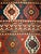 19th Century Caucasian Kazak Kilim, Geometric Pattern, Wool Flatweave, Blue & Green, 7' X 12' For Sale - Image 18 of 18