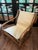 1960s Mid Century Bent Wood Chair With Laced Canvas Seat For Sale - Image 4 of 10