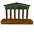 Antique Neoclassical Pantheon Style Temple Facade Architectural Salvage Bookends - A Pair For Sale - Image 11 of 13