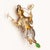 1970s Vintage 18k Yellow Gold Diamond Enamel Juggler Brooch For Sale In New York - Image 6 of 9