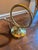 Metal Vintage Brass Horn-Shaped Lamp Table Lamp For Sale - Image 7 of 13