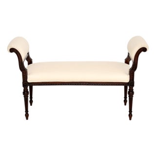 Antique Victorian Carved Bench or Stool attributed to Waring and Gillows, 1880 For Sale