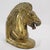 Mid 20th Century Pair of Mid Century Goldtone Stallion Horsehead Bookends BMPro For Sale - Image 5 of 10