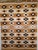 This exquisite vintage Navajo rug showcases a traditional Chinle Revival pattern, woven with hand-spun native wool in a...