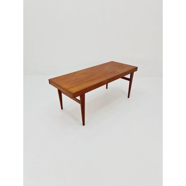 Danish Mid century Teak Coffee Table with 2 drawers by Silkeborg Denmark, 1960s Made in Denmark by Silkeborg Danish...