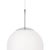 Scandinavian Glob Ceiling Lamp in Chrome Finish and Opal Glass from Konsthantverk For Sale - Image 4 of 5